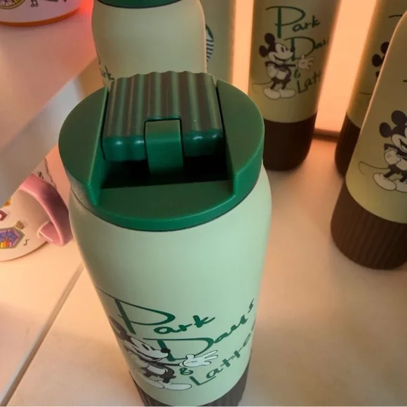 Disney Parks 2026 Starbucks Parks Days & Lattes Mickey Tumbler Water Bottle NEW - Picture 3 of 3